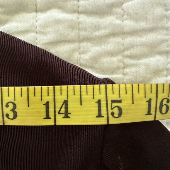 CHICOS TRAVELERS 0 XS Womens Top Brown Slinky Knit 3/4 Sleeve Stretch Casual - Picture 10 of 11